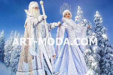 Костюм Дед Мороз ледянной (От 16000 рублей) и Снежная королева (От 18000 рублей)